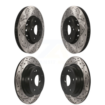 Kit de rotors de frein à disque fendus percés avant et arrière pour Acura ILX 2016