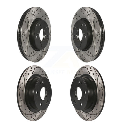 Kit de rotors de frein à disque fendus percés avant et arrière, pour Honda HR-V Accord
