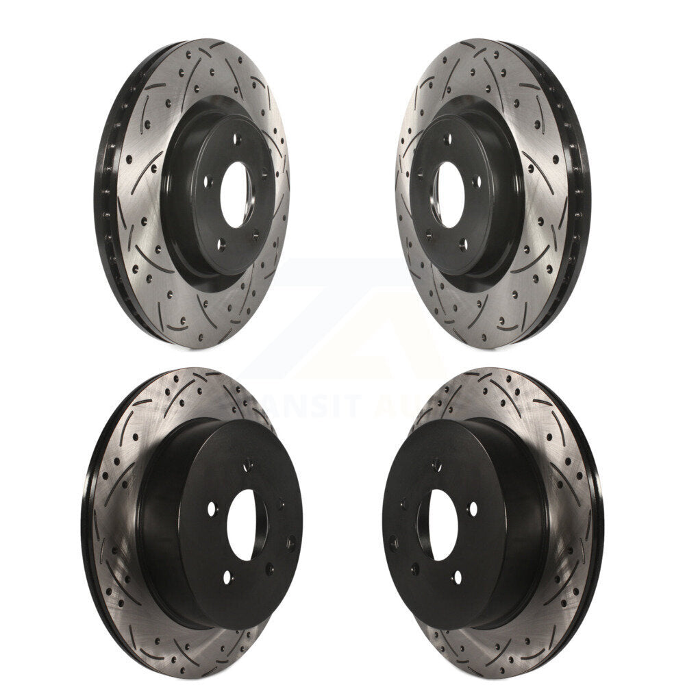 Kit de Rotor de frein à fente de perçage avant et arrière, pour Nissan Murano Pathfinder INFINITI QX6