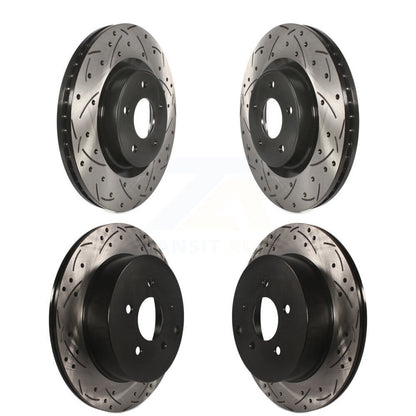 Kit de Rotor de frein à fente de perçage avant et arrière, pour Nissan Murano Pathfinder INFINITI QX6