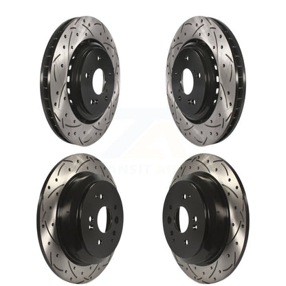 Kit de rotors de frein à disque fendus percés avant et arrière pour Acura MDX 2014-2016