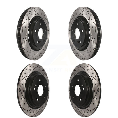 Kit de rotors de frein à disque fendus percés avant et arrière pour Acura TLX 2015 – 2020