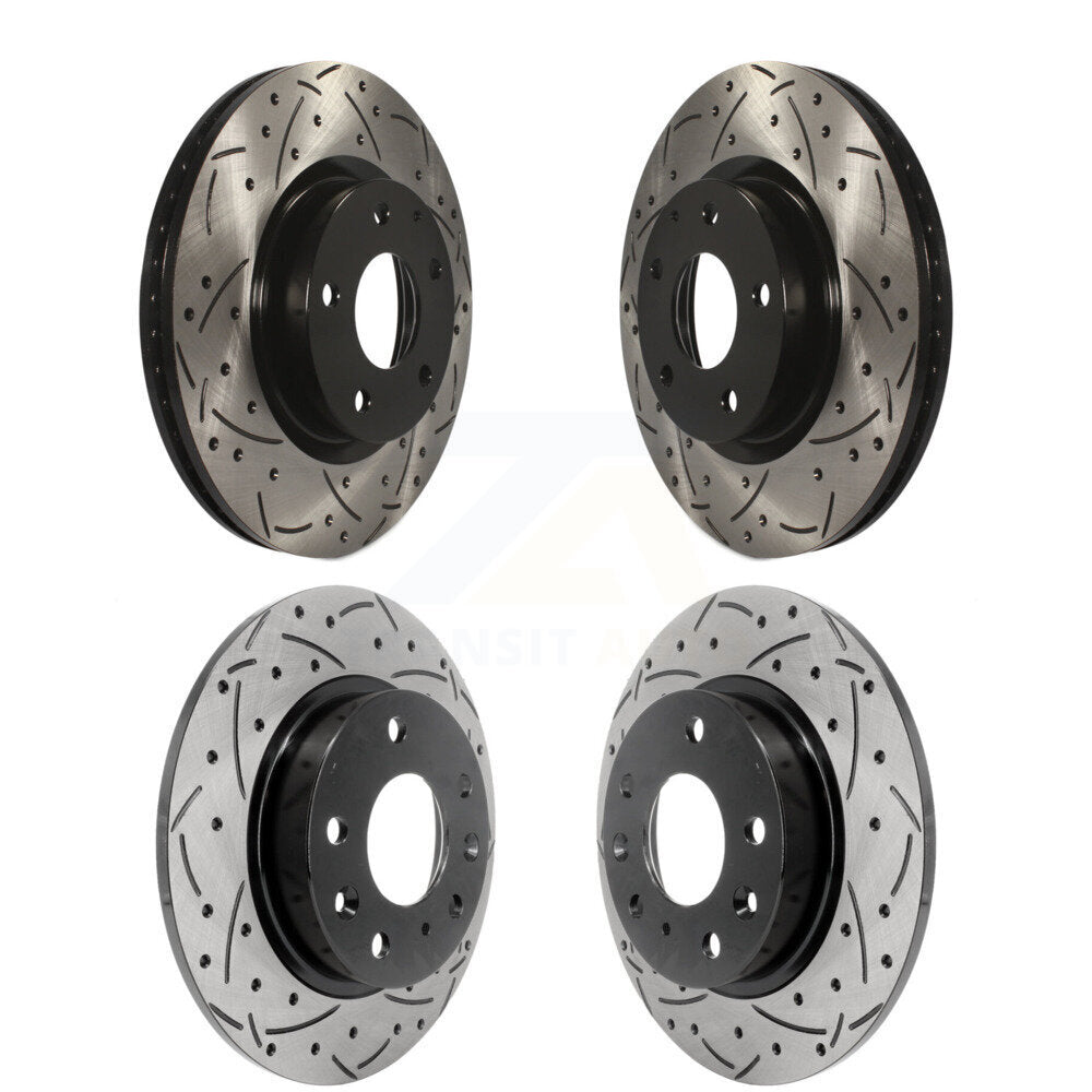 Kit de rotors de frein à disque fendus percés avant et arrière, pour Mazda 3 CX-3 Sport