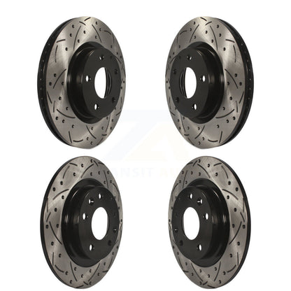 Kit de Rotor de frein à disque à fente percée avec revêtement avant et arrière, pour Mazda CX-3 AW 2016 – 2018