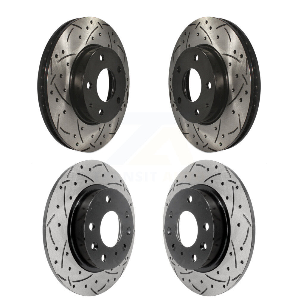 Kit de rotors de frein à disque fendus percés avant et arrière, pour Mazda 3 CX-3 Sport