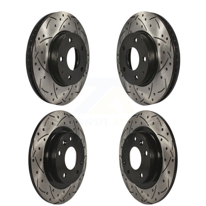 Kit de Rotor de frein à disque à fente percée avec revêtement avant et arrière, pour Mazda CX-3 FW 2016 – 2018