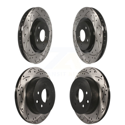 Kit de rotors de frein à disque fendus percés avant et arrière pour Nissan Rogue