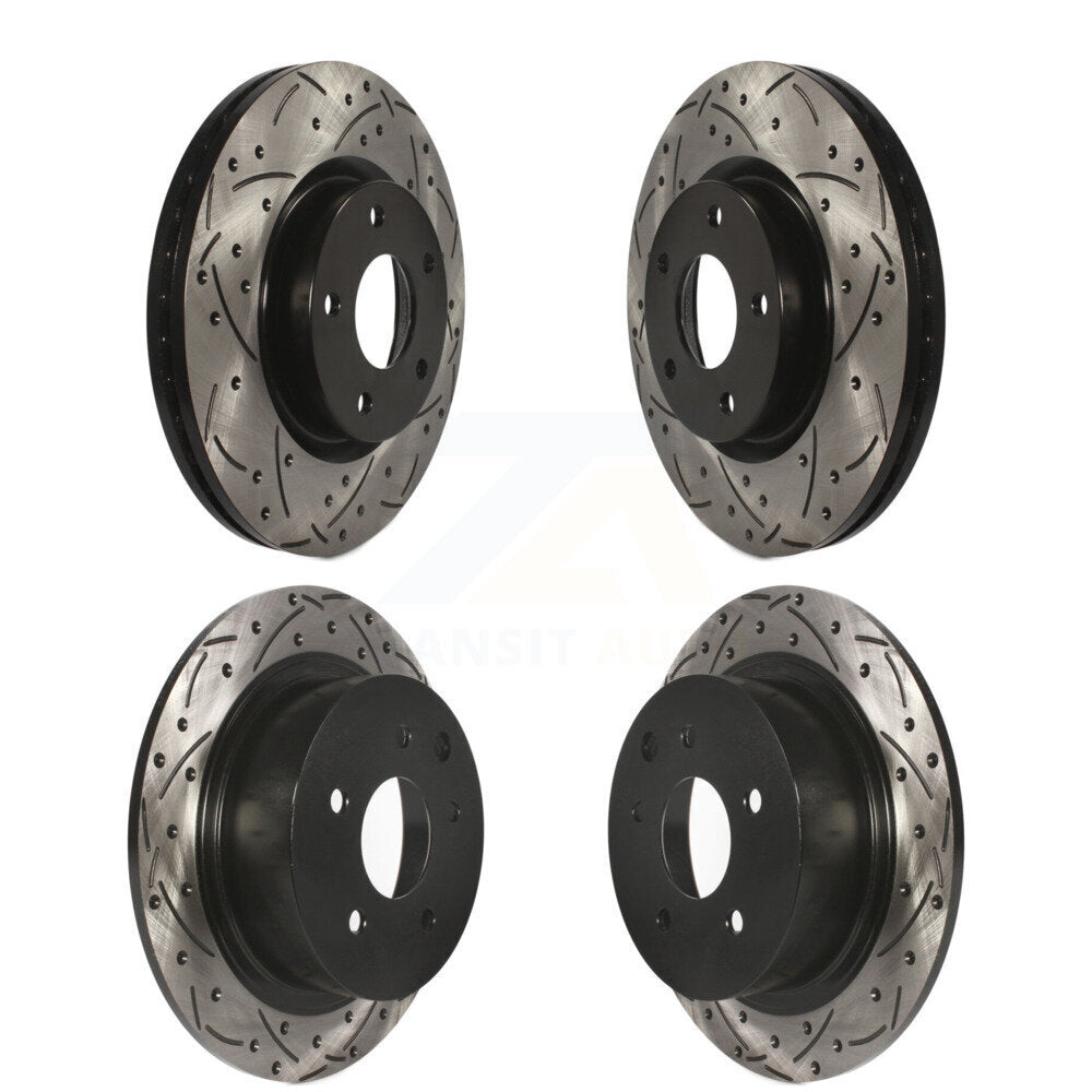 Kit de rotors de frein à disque fendus percés avant et arrière pour Nissan Altima