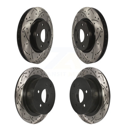 Kit de rotors de frein à disque fendus percés avant et arrière pour Nissan Altima