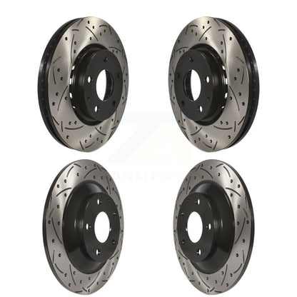 Kit de rotors de frein à disque fendus percés avant et arrière pour Mazda CX-5 KD-10036