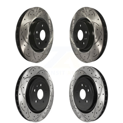 Kit de rotors de frein à disque à fente avant et arrière, pour Chevrolet Camaro SS 2010 – 2015