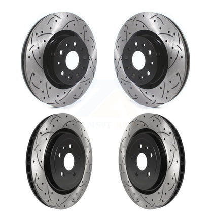 Kit de rotors de frein à disque pour fente de forage avant et arrière, pour Cadillac CTS 2017 2019 6.2