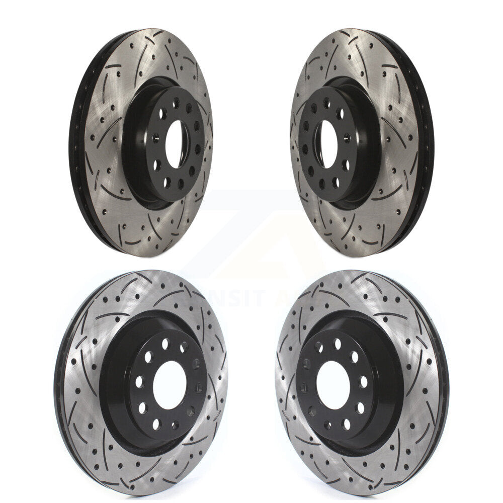 Kit de Rotor de frein à fente percée avant et arrière, pour Volkswagen Arteon CC Audi A3 Quattr