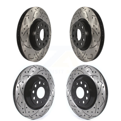 Kit de Rotor de frein à fente percée avant et arrière, pour Volkswagen Arteon CC Audi A3 Quattr