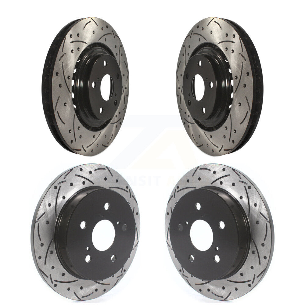 Kit de rotors de frein à disque pour fente de forage avant et arrière, pour Lexus NX300 NX200t NX300