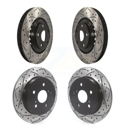 Kit de rotors de frein à disque pour fente de forage avant et arrière, pour Lexus NX300 NX200t NX300