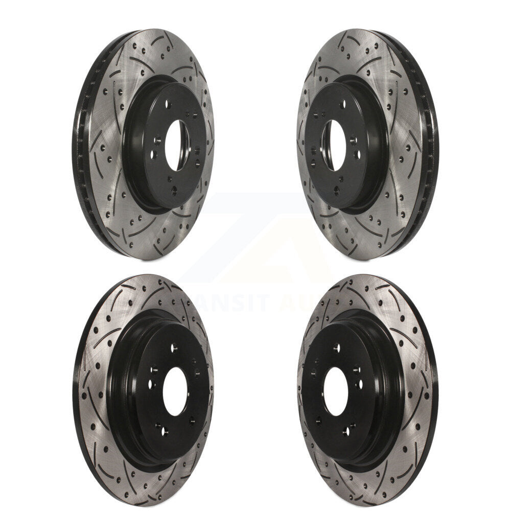 Kit de rotors de frein à disque fendus percés avant et arrière pour Honda CR-V 2020 2.0