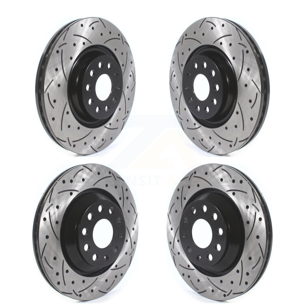 Kit de Rotor de frein à fente avant et arrière, pour Volkswagen Audi GTI Q3 Golf R Arteo
