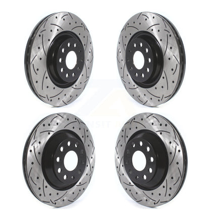 Kit de Rotor de frein à fente avant et arrière, pour Volkswagen Audi GTI Q3 Golf R Arteo