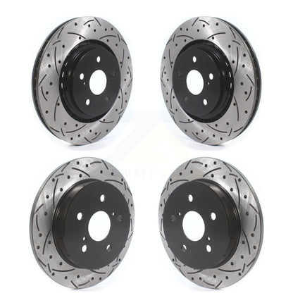 Kit de rotors de frein à disque fendus percés avant et arrière, pour Toyota Camry Avalon