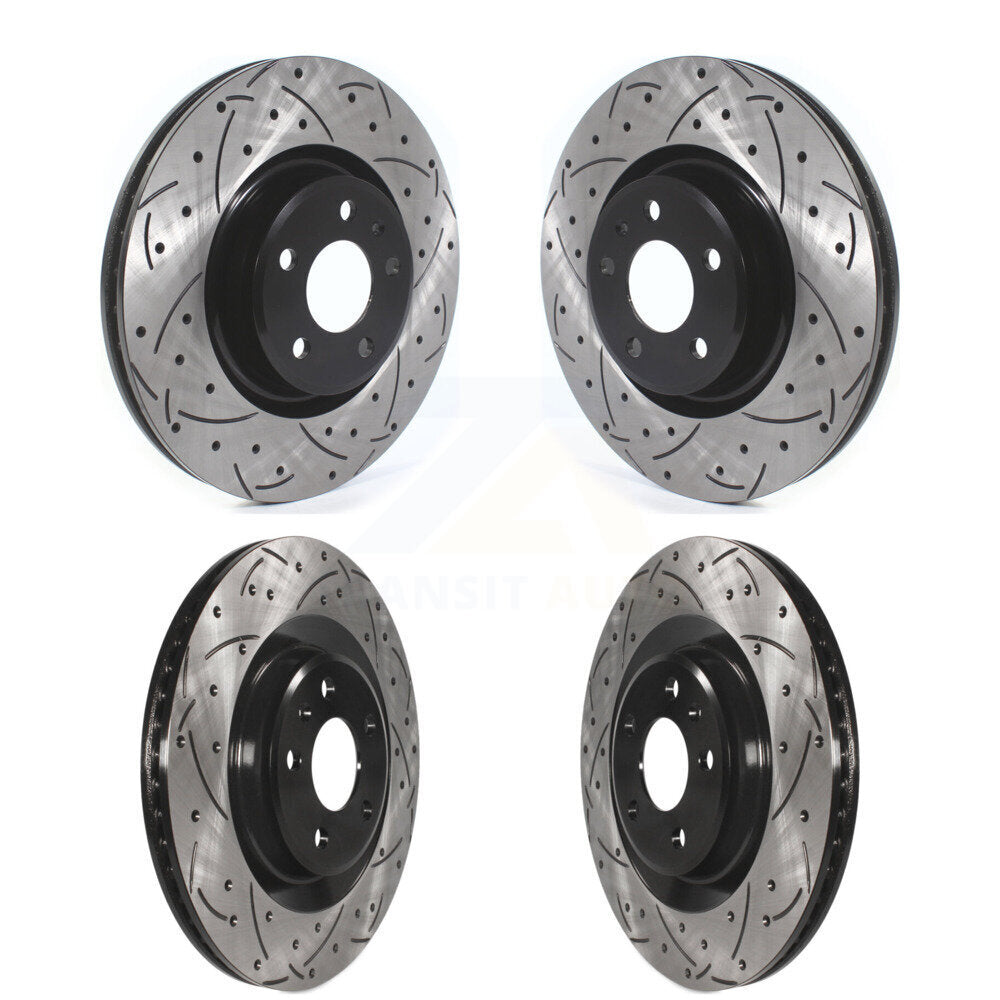 Kit de rotors de frein à fente avant et arrière, pour Audi Q5 A5 Sportback A4 Quattro A6