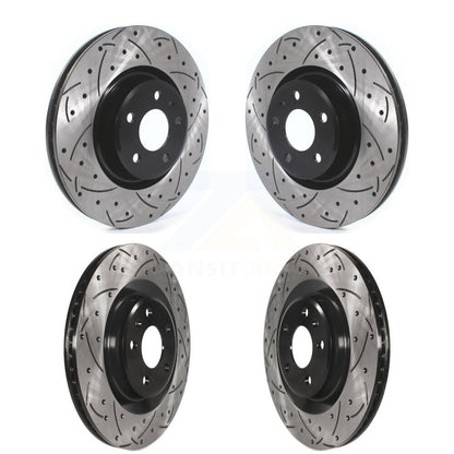Kit de rotors de frein à fente avant et arrière, pour Audi Q5 A5 Sportback A4 Quattro A6