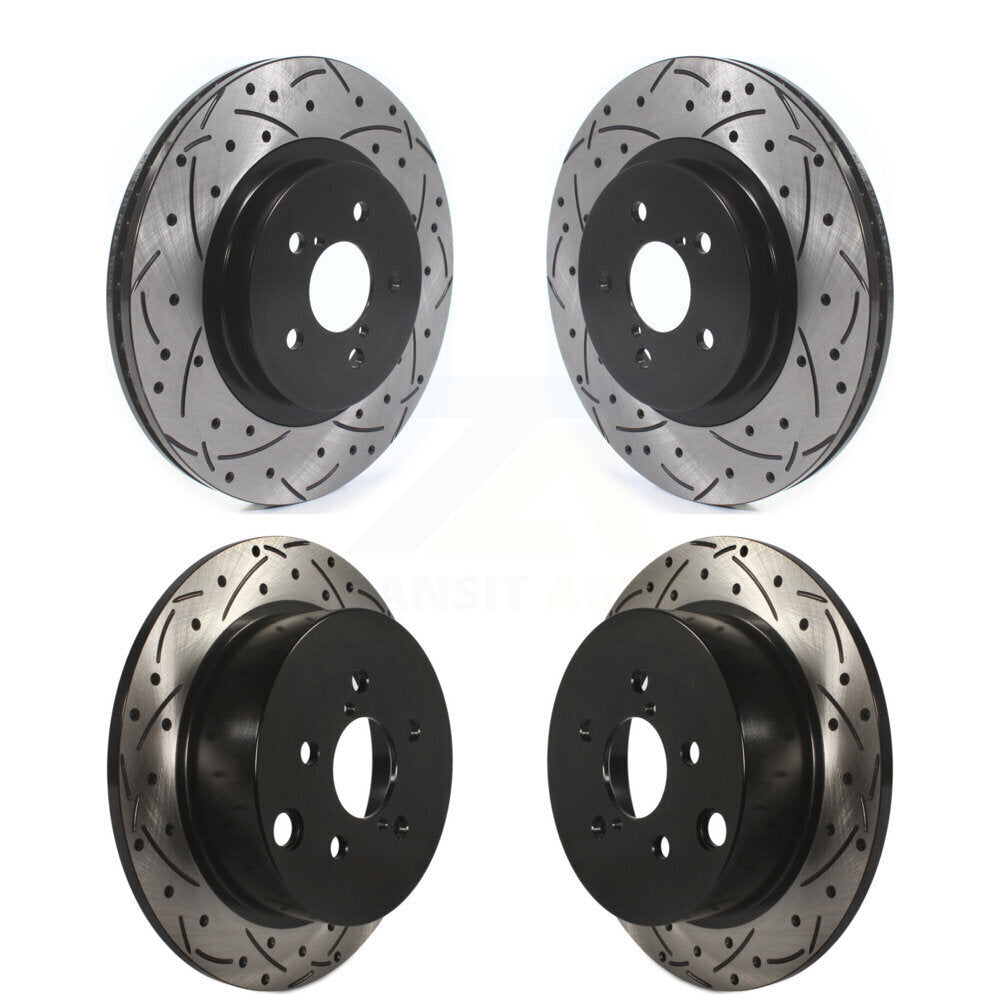 Kit de Rotor de frein à disque à fente percée, revêtement avant et arrière, pour Subaru Crosstrek Imprez