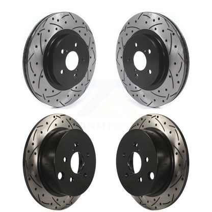 Kit de Rotor de frein à disque à fente percée, revêtement avant et arrière, pour Subaru Crosstrek Imprez
