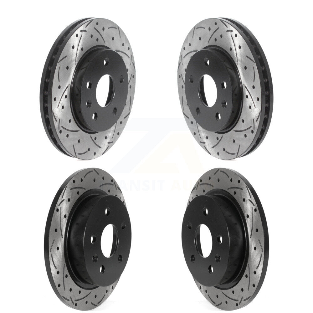 Kit de Rotor de frein à disque à fente percée, revêtement avant et arrière, pour Chevrolet Malibu Limite