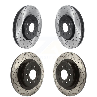 Kit de rotors de frein à disque fendus percés avant et arrière pour Buick Envision