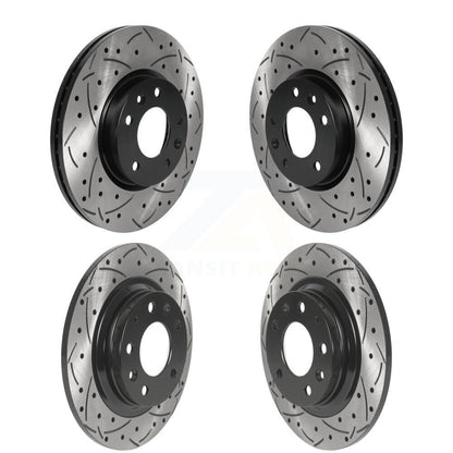 Kit de Rotor de frein à fente de forage avant et arrière, pour Ford Fusion Mazda 6 Lincoln MKZ Zephy