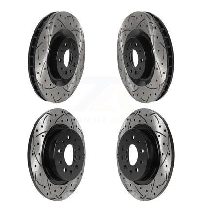 Kit de rotors de frein à disque fendus percés avant et arrière pour Fiat 500L 2014-2020