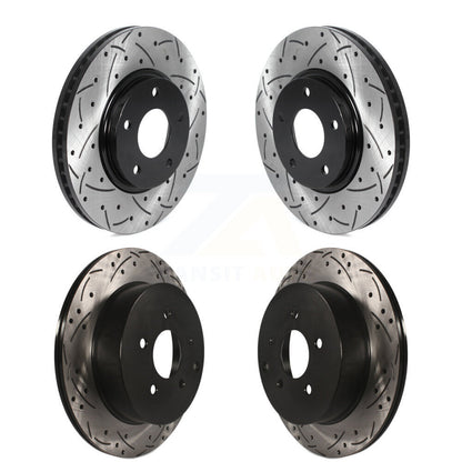 Kit de rotors de frein à disque fendus percés avant et arrière pour Nissan Quest