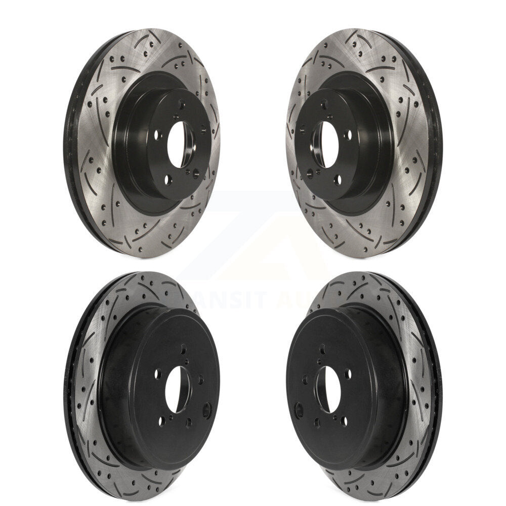 Kit de rotors de frein à disque à fente de forage avant et arrière, pour Subaru BRZ Toyota 86 GR8