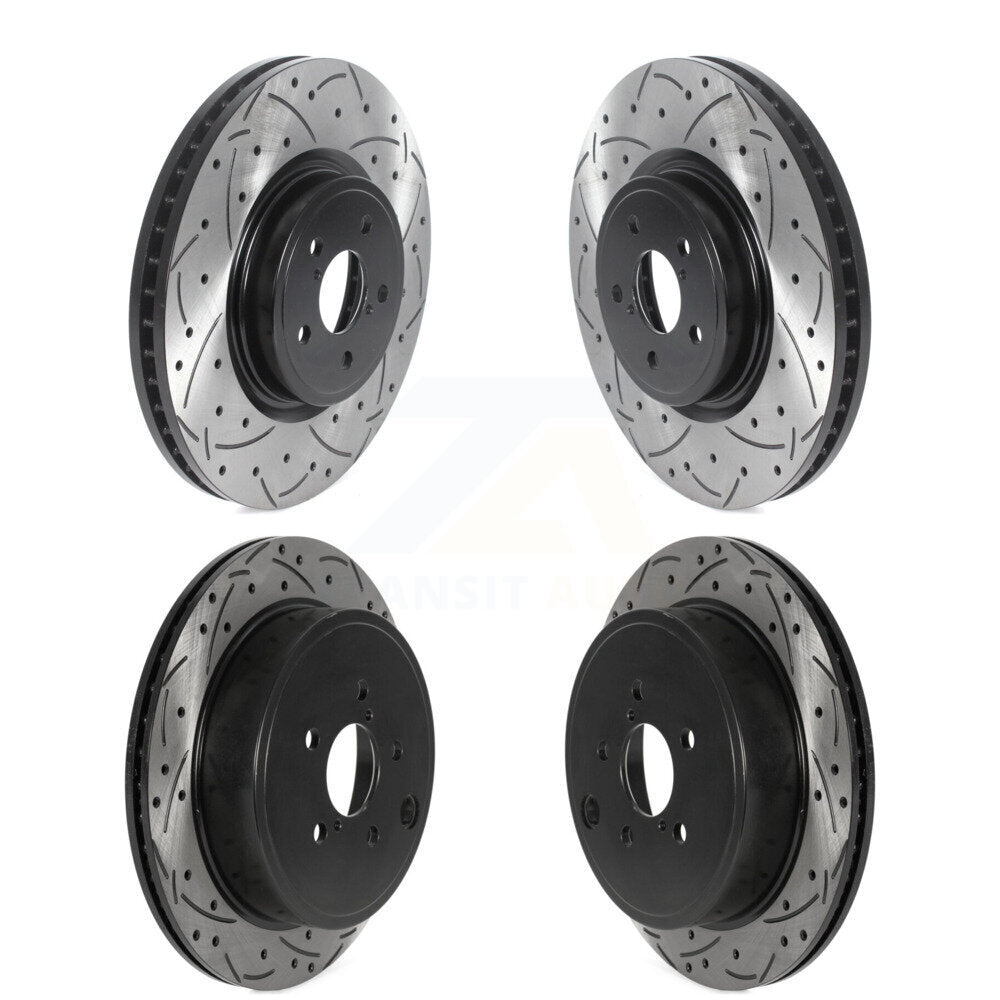 Kit de Rotor de frein à disque fendu percé avant et arrière, pour Subaru Outback Legac