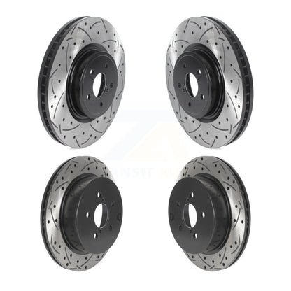 Kit de rotors de frein à disque à fente avant et arrière pour Subaru Forester 2014 2.0 – 2018