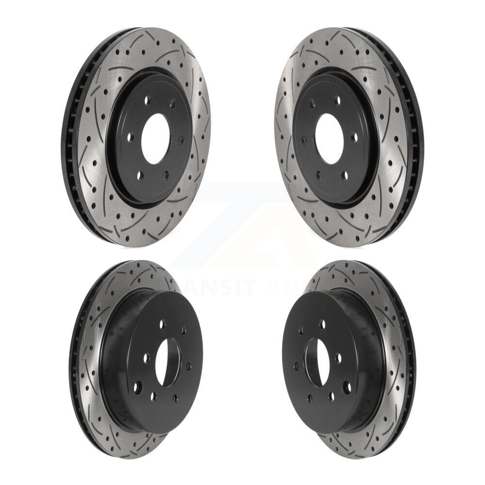 Kit de rotors de frein à fente avant et arrière, pour Nissan Frontier Xterra Suzuki Equato