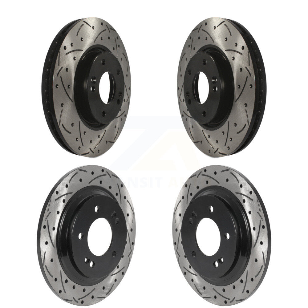 Kit de Rotor de frein à disque, fente de perçage avant et arrière, pour Kia Optima Hyundai Sonata Soul E