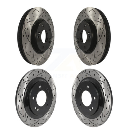 Kit de Rotor de frein à disque, fente de perçage avant et arrière, pour Kia Optima Hyundai Sonata Soul E