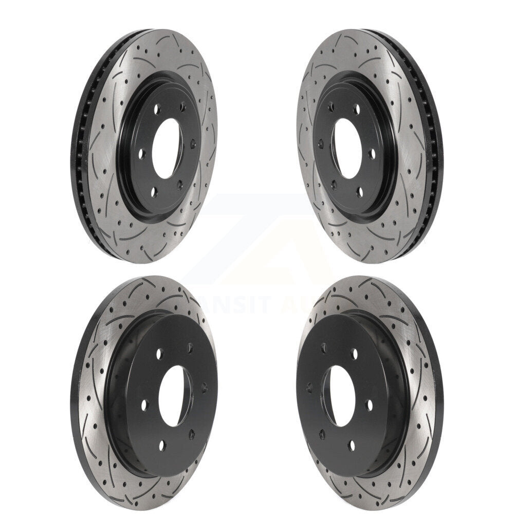 Kit de Rotor de frein à disque, fente de perçage avant et arrière, pour Nissan TITAN Armada INFINITI QX5
