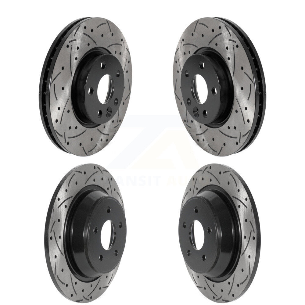 Kit de Rotor de frein à disque, fente de perçage avant et arrière, pour Land Rover Range Evoqu 2012 – 2015
