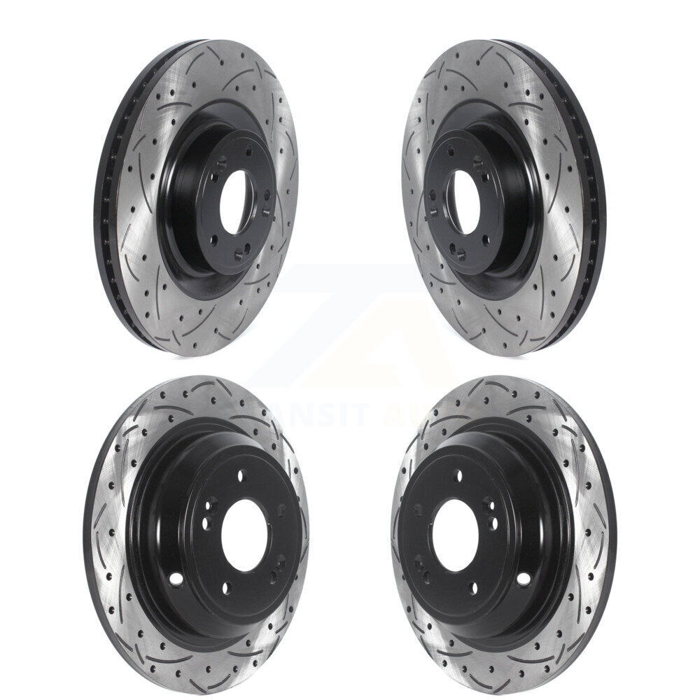 Kit de Rotor de frein à disque, fente de perçage pour manteau avant et arrière, pour Hyundai Genesis G80 Kia K90