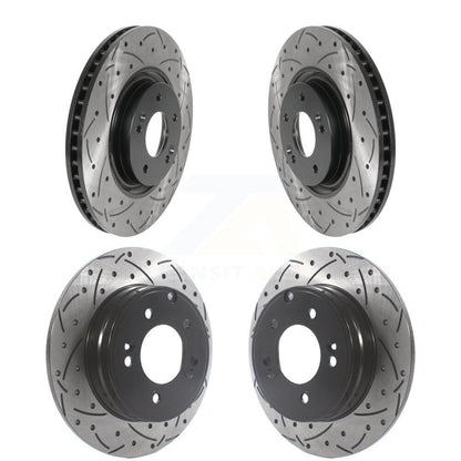 Kit de Rotor de frein à disque, fente de perçage avant et arrière, pour Hyundai Tucson Kia Optima Cadenz