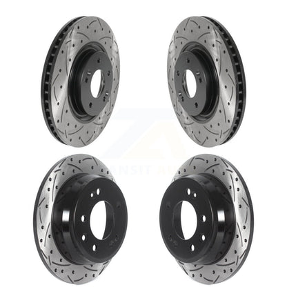 Kit de rotors de frein à disque fendus percés avant et arrière pour Hyundai Tucson