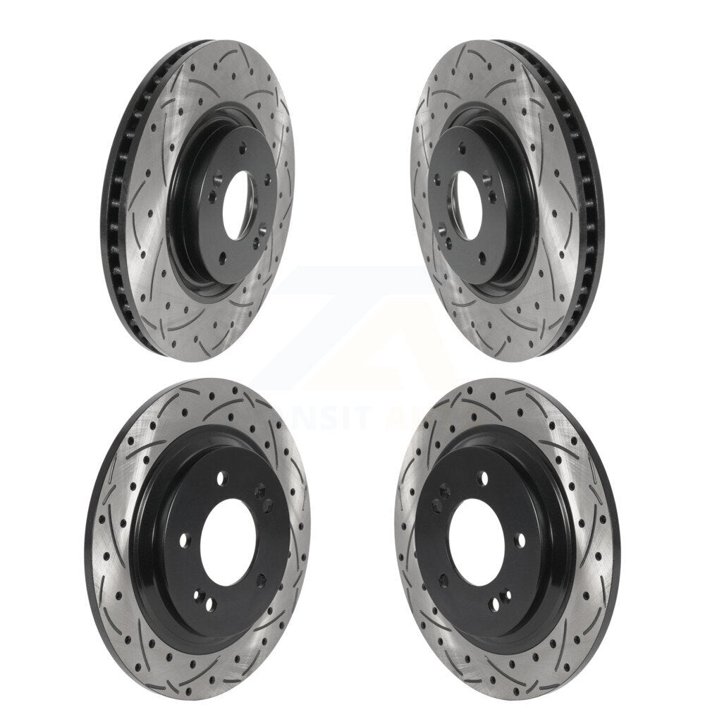Kit de Rotor de frein à disque, fente de perçage avant et arrière, pour Kia Optima Hyundai Sonata Cadenz