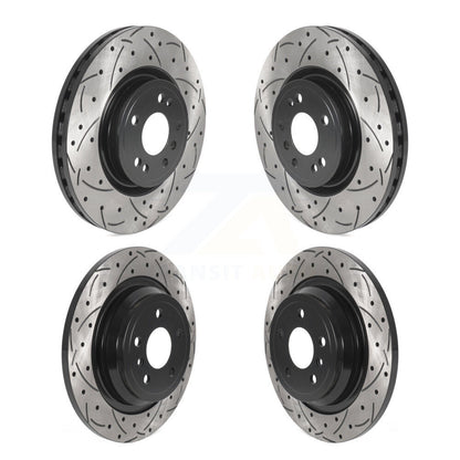 Kit de rotors de frein à disque pour fente de forage avant et arrière, pour mercedes-benz ML350 GLE350 ML25