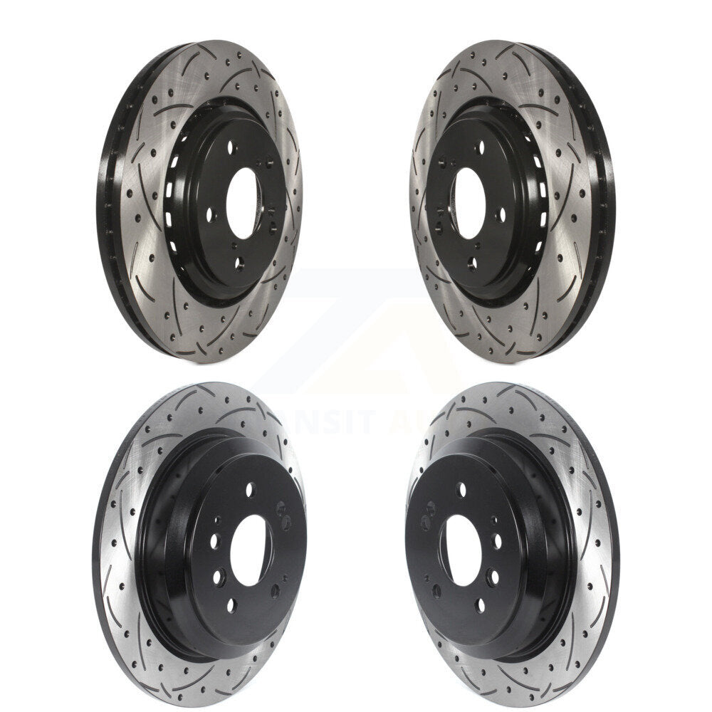 Kit de rotors de frein à disque à fente avant et arrière, pour Honda Pilot Ridgeline Passpor