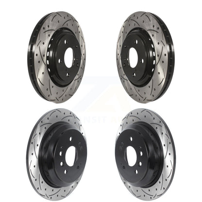 Kit de rotors de frein à disque à fente avant et arrière, pour Honda Pilot Ridgeline Passpor