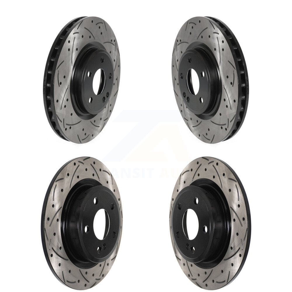 Kit de rotors de frein à fente avant et arrière, pour mercedes-benz GLA250 CLA250 B250 QX3