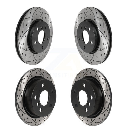 Kit de rotors de frein à disque fendus percés avant et arrière pour Mini Cooper